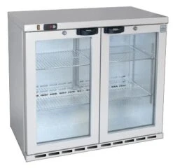 Osborne 220ES Double Door Bottle Cooler -Home Appliances 220e silver 1
