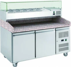 Chefsrange PP2-PLUS 2 Door Pizza Prep Counter