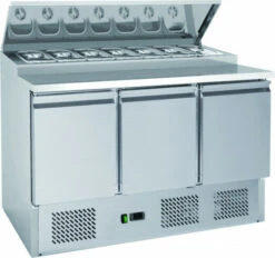 Chefsrange SP313 3 Door Prep Counter