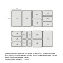 Tefcold G-Line GS365 Refrigerated Saladette Counter -Home Appliances 7669