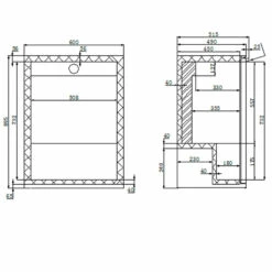 Tefcold BA10H Single Door Under Counter Bottle Cooler -Home Appliances ba10h 15 dia