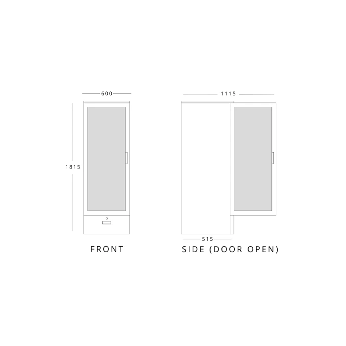 Blizzard BAR10 Single Door Upright Bottle Cooler 5 Blizzard BAR10 Single Door Upright Bottle Cooler - Image 5