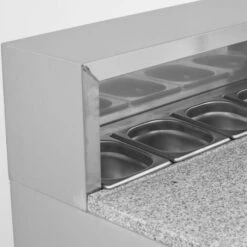 Blizzard BCC2PREPGRANITE Compact Gastronorm Pizza Prep Counter -Home Appliances bcc2prepgran detail3