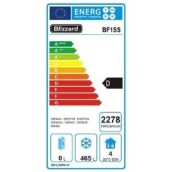 Blizzard BF1SS Stainless Steel Ventilated Freezer - 650l -Home Appliances bf1ss 2 1