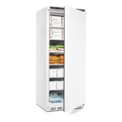 Polar CD615 Upright Freezer -Home Appliances cd615 front open ajar stocked