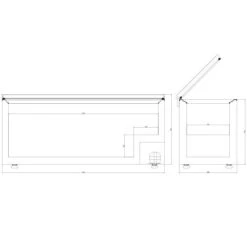 Blizzard CF650WH Chest Freezer With White Lid -Home Appliances cf650wh 3 1