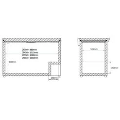 Blizzard CF650WH Chest Freezer With White Lid -Home Appliances cf650wh 4 1