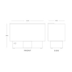 Infrico EFP1500SS Chest Cooler