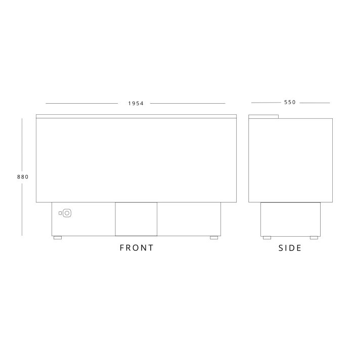 Infrico EFP2000SS Chest Cooler 2 Infrico EFP2000SS Chest Cooler - Image 2