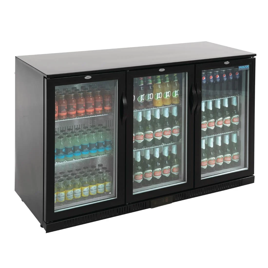 Polar GL004 Hinged Triple Door Bottle Cooler 1 Polar GL004 Hinged Triple Door Bottle Cooler