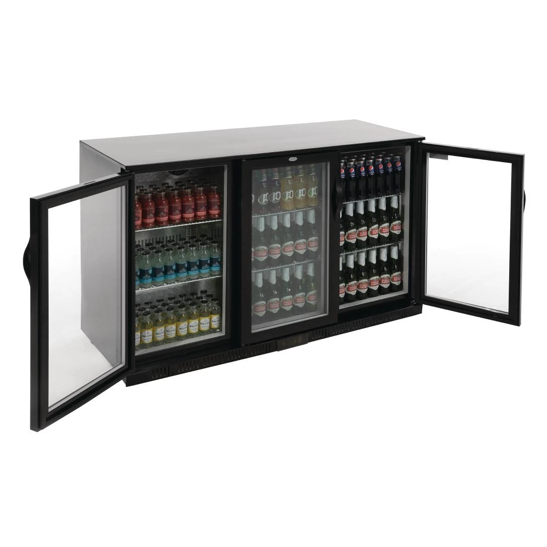Polar GL004 Hinged Triple Door Bottle Cooler 2 Polar GL004 Hinged Triple Door Bottle Cooler - Image 2