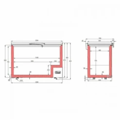 Tefcold GM400SS Chest Freezer -Home Appliances gm400 diagram