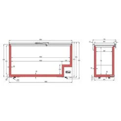 Tefcold GM600 Chest Freezer -Home Appliances gm600 dia 15