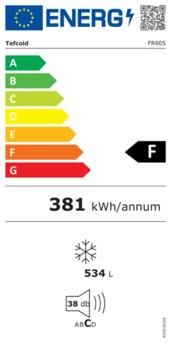 Tefcold GM600 Chest Freezer -Home Appliances gm600 energylabel