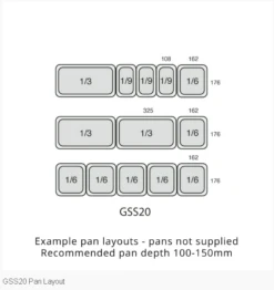 Tefcold G-Line GSS20 Refrigerated Prep Counter -Home Appliances gss20 image