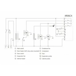 Tefcold GUF70 Gastronorm Upright Solid Door Freezer -Home Appliances guf70 wiringdiagram