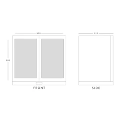 Koldbox KBC2SL Sliding Double Door Bottle Cooler -Home Appliances kbc2sl 01 1