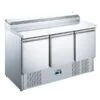 Koldbox KXCC3-SAL 3 Door Compact GN Prep Counter With Raised Collar