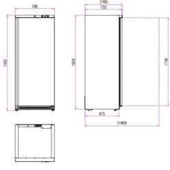 Blizzard LW60 White Freezer 5 Blizzard LW60 White Freezer -Home Appliances lw600 2 1