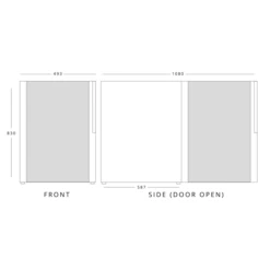 Vestfrost M85 Compact Bottle Cooler -Home Appliances m85 01