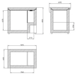Vestfrost SB200 Low Energy Chest Freezer -Home Appliances sb200 2 1