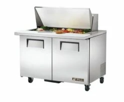 True TSSU-48-18M-B Refrigerated Prep Counter