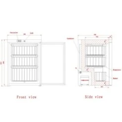 Blizzard UCF140WH Under Counter Freezer -Home Appliances ucf140wh 3