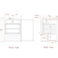 Blizzard UCR140WH Undercounter Fridge -Home Appliances ucr140wh 3 5